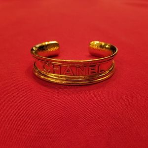 Vintage Chanel Gold Cuff